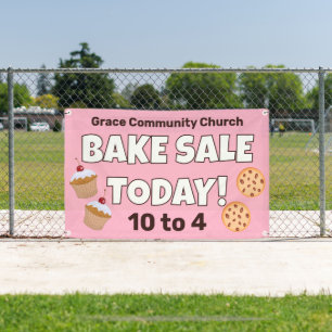 Personalized Church Bake Sale Banner