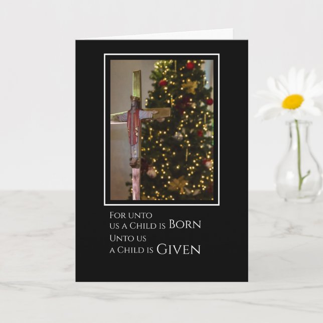Personalized Church Christmas Card (Small Plant)