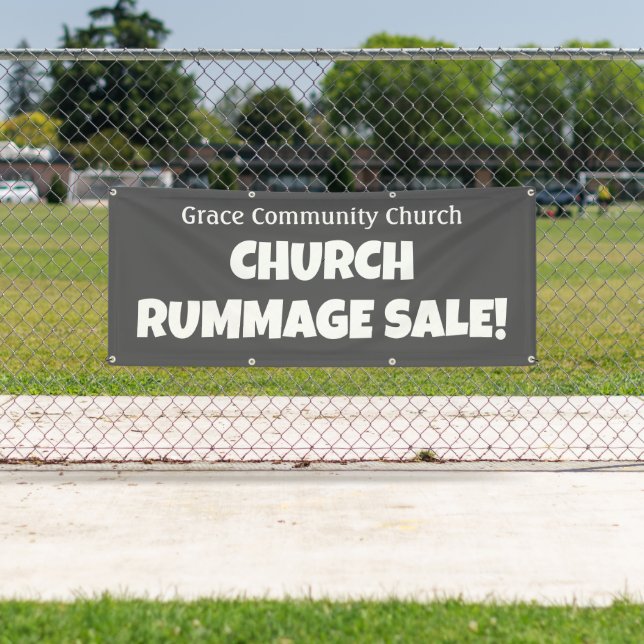 Personalized Church Rummage Sale! Banner (Insitu)