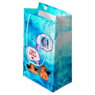 Personalized CIAO BELLA Cherub Angels Small Gift Bag