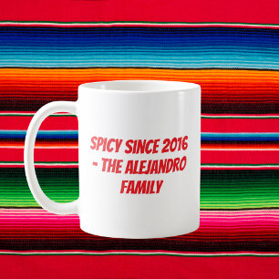 Personalized Cinco de Mayo Family Coffee Mug
