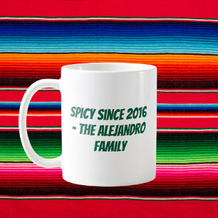 Personalized Cinco de Mayo Family Coffee Mug