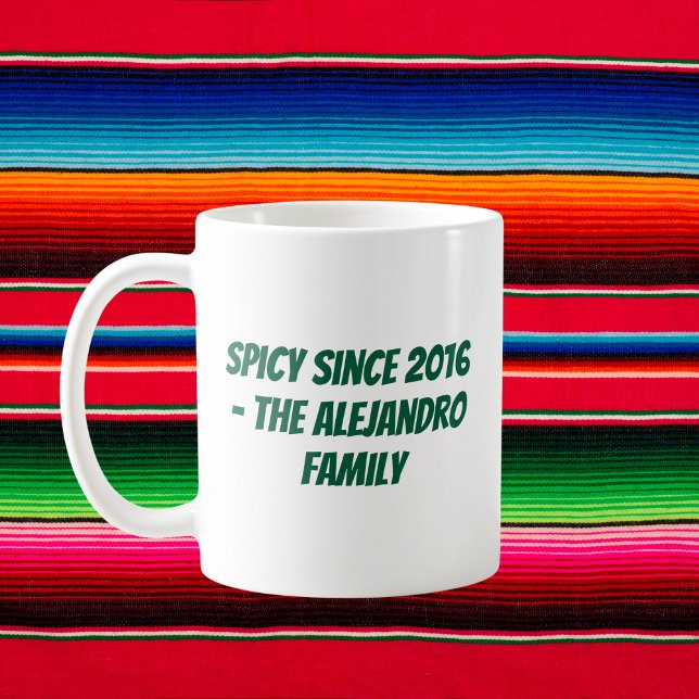 Personalized Cinco de Mayo Family Coffee Mug (Creator Uploaded)