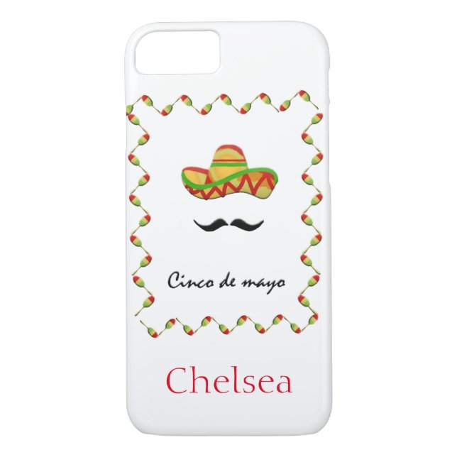 Personalized Cinco De Mayo Phone Case (Back)