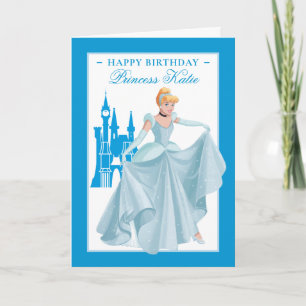 Personalized Cinderella Birthday Card