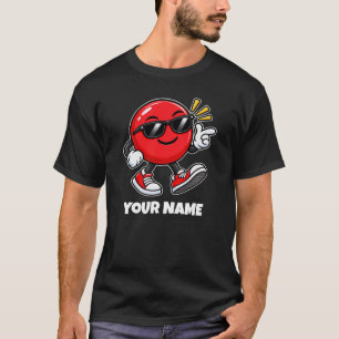 Personalized Circle Name & Custom Text T-Shirt