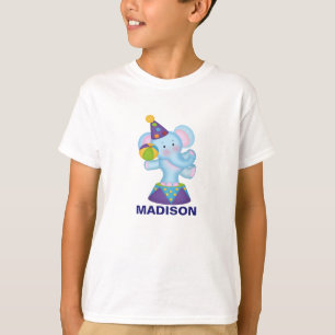 Personalized Circus Elephant T Shirt
