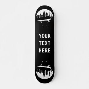 Personalized - City Skyscrapers Skateboard