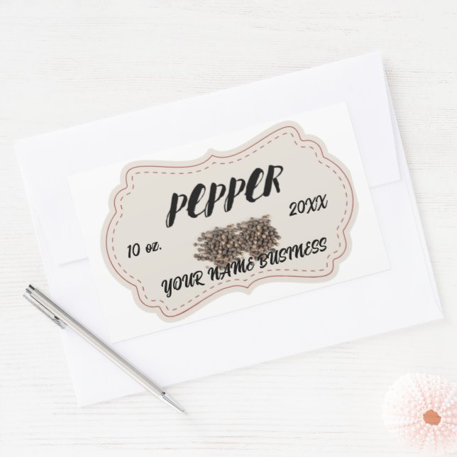 Personalized Cla Classic Round Meat Label (Envelope)