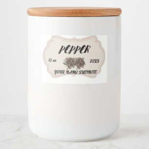 Personalized Cla Classic Round Meat Label