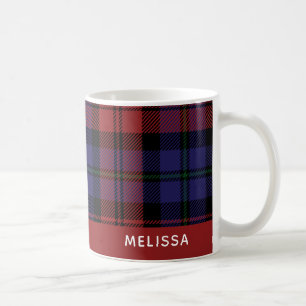 Personalized Clan MacLachlan Tartan Plaid Name Coffee Mug