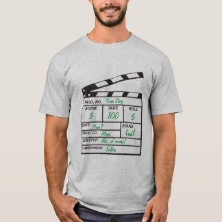 Personalized Clapboard T-Shirt