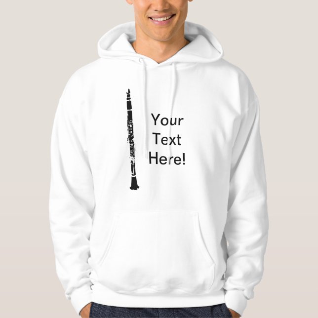 Personalized Clarinet Hoodie (Front)