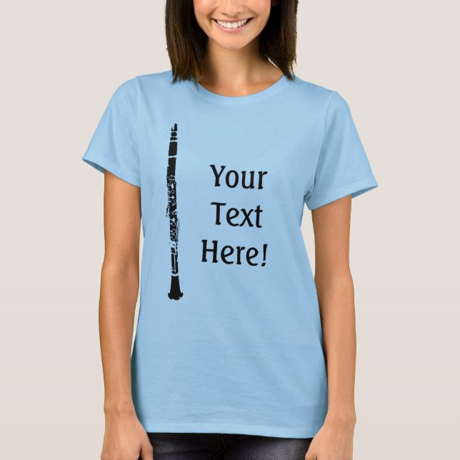 Personalized Clarinet T-Shirt (Front)