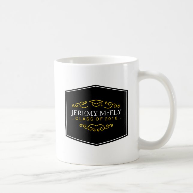 Personalized Class of 2016 Graduation Coffee Mug (Right)