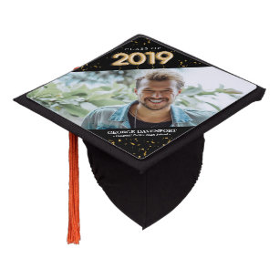 Personalized Class of 2019 Photo tassel Graduation Cap Topper