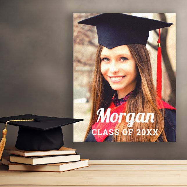Personalized Class of 2022 Graduation Photo Canvas Print (Creator Uploaded)