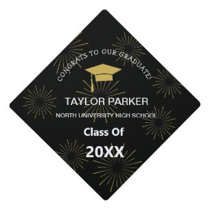 Personalized class of 2023 Graduation  Graduation Cap Topper