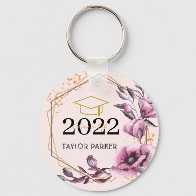 Personalized class of 2023 Graduation  Keychain (Front)