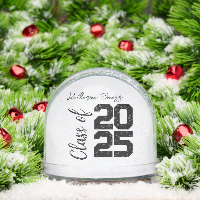 Personalized Class of 2025,A Timeless Graduation  Snowglobe (Christmas)
