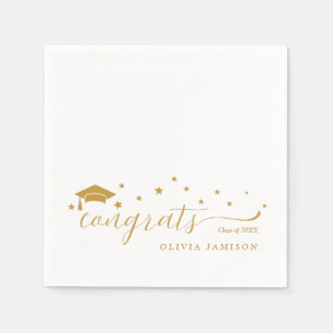 Personalized  Class of 2025 Graduation Party Decor Napkin