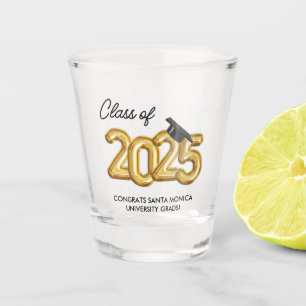Personalized Class of 2025 Graduation Shot Glasses