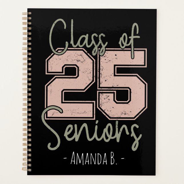 Personalized Class of 2025 Planner (Front)