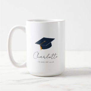 Personalized Class of 2026 Graduation Icon Coffee Mug