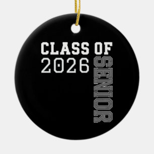 Personalized Class Of 2026 Senior Graduation Ceramic Ornament
