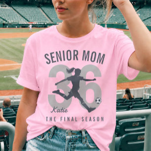 Personalized Class of 2026 Senior Soccer Mom T-Shirt