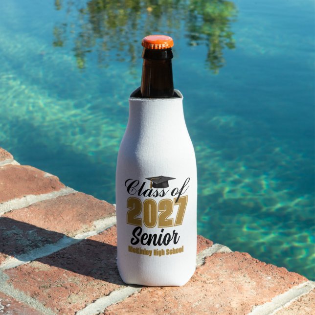 Personalized Class of 2027 High School Senior Bottle Cooler (In Situ Pool)