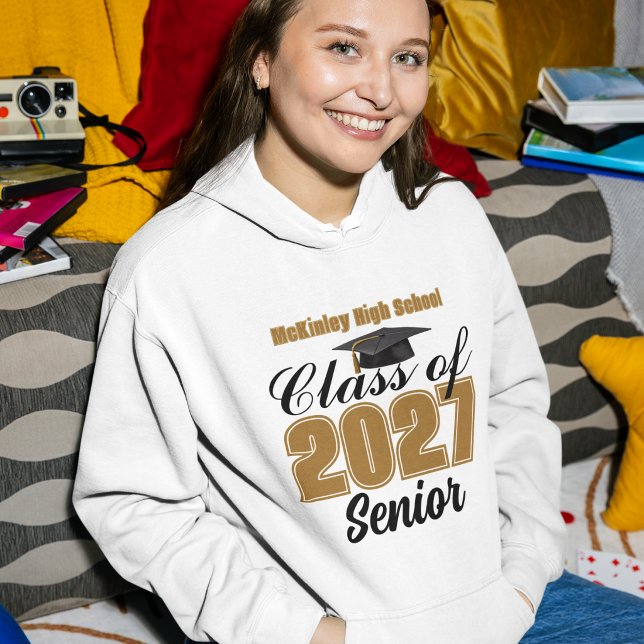 Personalized Class of 2027 High School Senior Hoodie (Creator Uploaded)