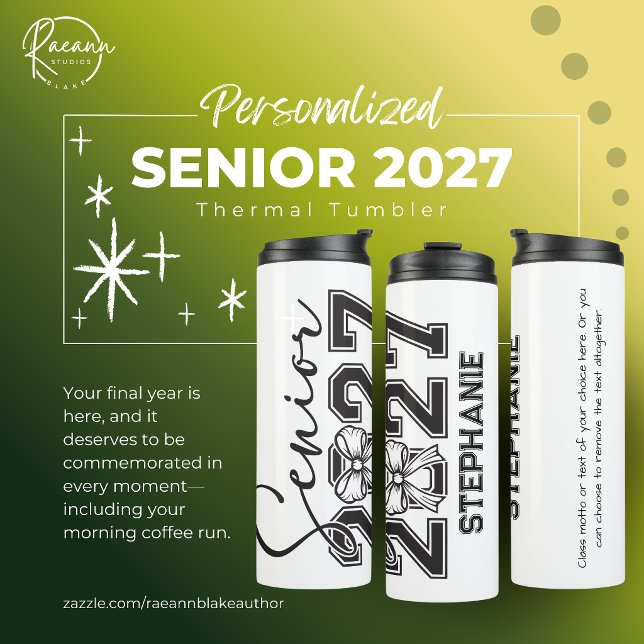 Personalized Class of 2027 Thermal Tumbler (Creator Uploaded)