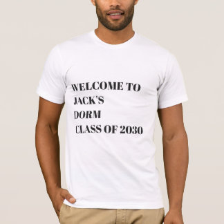 Personalized Class of 2030 Dorm Room Door Sign for T-Shirt