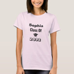 Personalized Class of 2032 Grow with Me Shirt - Gi