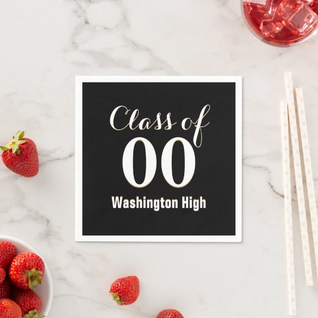 Personalized Class of Graduation Napkin (Insitu)