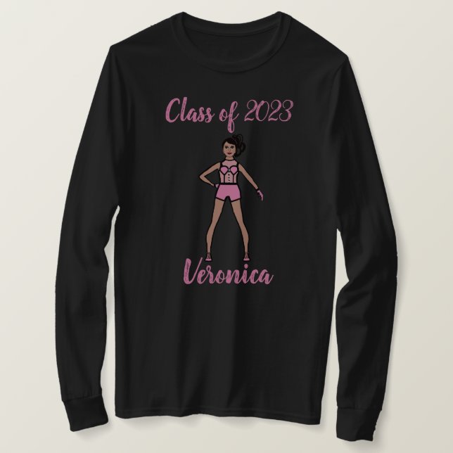 Personalized Class of Majorette Shirt CCandy (Design Front)