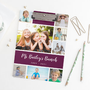 Personalized Class Photo Collage Teacher Clipboard