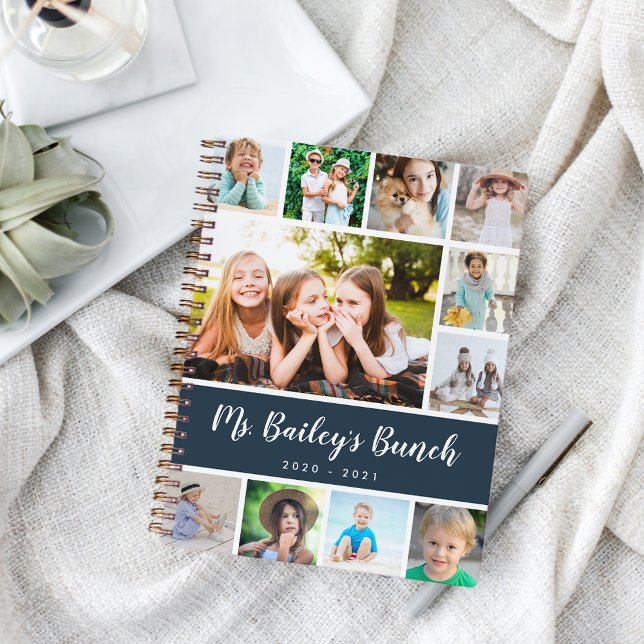 Personalized Class Photo Collage Teacher Notebook (Creator Uploaded)