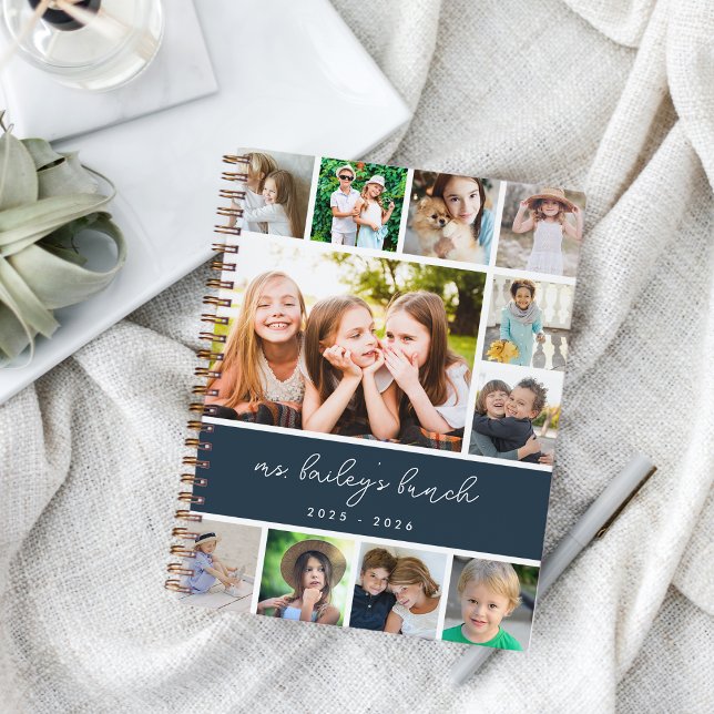 Personalized Class Photo Collage Teacher Notebook (Creator Uploaded)