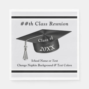 Personalized Class Reunion Party Supplies Napkins