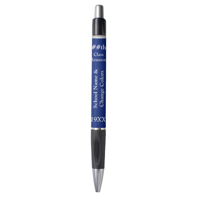 Personalized Class Reunion Pens, Your Colours, Pen (Front Vertical)