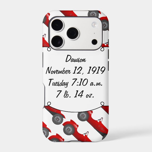 Personalized Classic Baby Boy Stat Gifts (Back)