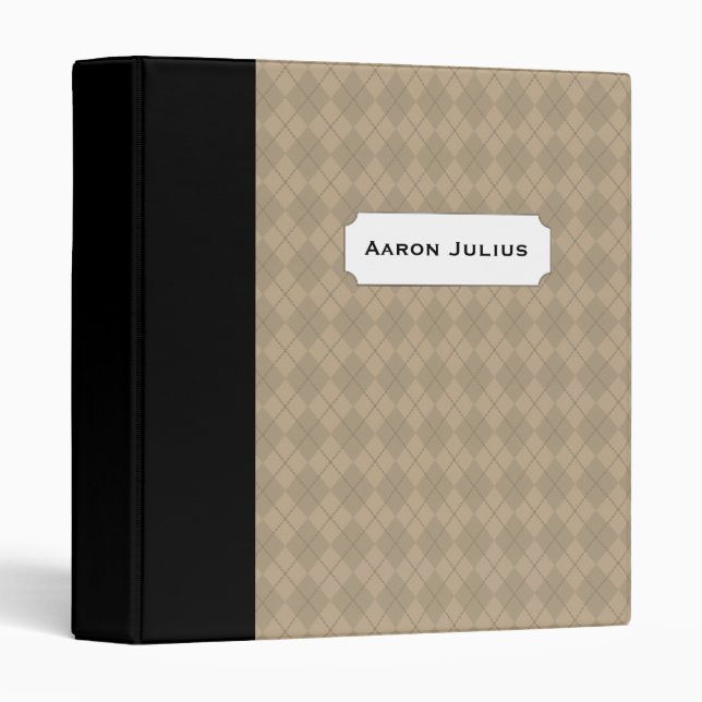 Personalized Classic Binder (Front/Spine)