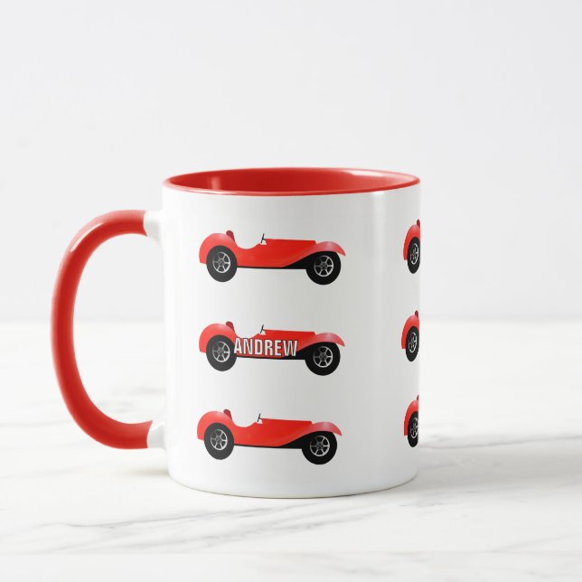 Personalized Classic Car Gifts Mug (Left)