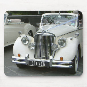 Personalized Classic Car w/ Your Name! Mouse Pad