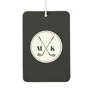 Personalized classic custom golf country club air freshener