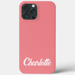 Personalized Classic Elegant Monogram iPhone. iPhone 13 Pro Max Case