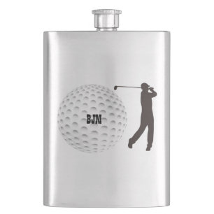 Personalized Classic Flask For Golfers