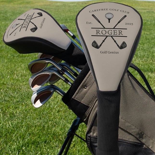 Personalized Classic Golf Club Golf Head Cover (Creator Uploaded)